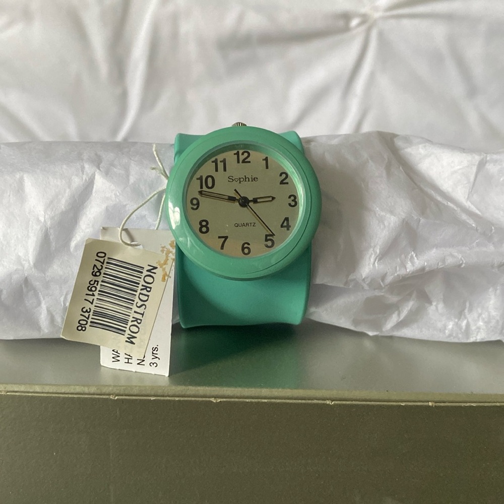 COPY - Quartz Sophie Watch in Aqua NWT
Will need a battery
